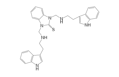 1,3-Di[2-(indol-3-yl)ethylamino)methyl]-2,3-dihydro-1H-benzo[d]imidazole-2-thione