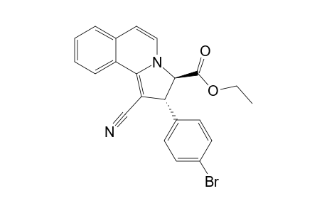 (2R,3R)-2-(4-Bromo-phenyl)-1-cyano-2,3,5,6-tetrahydro-pyrrolo[2,1-a]isoquinoline-3-carboxylic acid ethyl ester