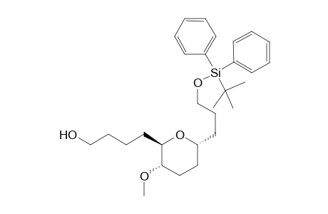 4-[(2R,3S,6R)-6-[3-[tert-butyl(diphenyl)silyl]oxypropyl]-3-methoxy-2-oxanyl]-1-butanol