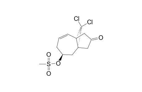1H,4H-3a,8a-Methanoazulen-2(3H)-one, 9,9-dichloro-5,6-dihydro-5-[(methylsulfonyl)oxy]-, (3a.alpha.,5.beta.,8a.alpha.)-