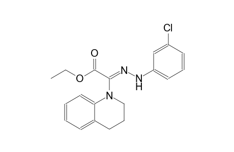 ethyl (2Z)-[(3-chlorophenyl)hydrazono](3,4-dihydro-1(2H)-quinolinyl)ethanoate