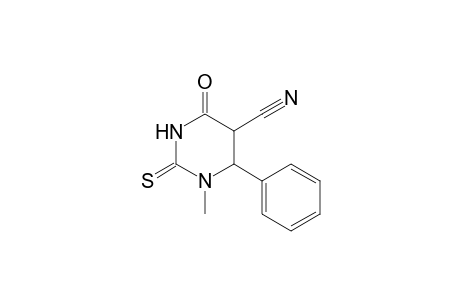 5-Cyano-1-methyl-4-oxo-6-phenyl-2-thioxohexahydropyrimidine