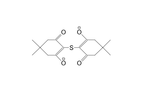 Bis(4,4-dimethyl-2-hydroxy-6-oxo-cyclohexenyl) sulphide dianion