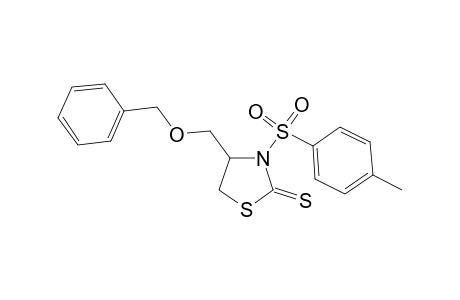 4-[(Benzyloxy)methyl]-3-tosylthiazolidine-2-thione