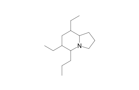 5-Propyl-6,8-diethyl-indolizidine