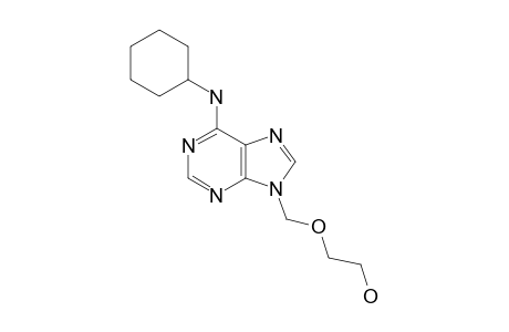 2-(6'-CYCLOHEXYLAMINO-PURIN-9'-YLMETHOXY)-ETHANOL