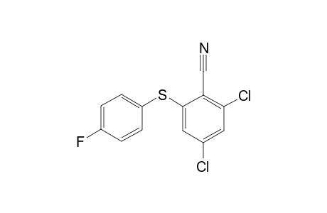 2,4-Dichloro-6-[(4-fluorophenyl)thio]benzonitrile