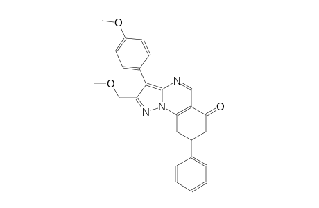 pyrazolo[1,5-a]quinazolin-6(7H)-one, 8,9-dihydro-2-(methoxymethyl)-3-(4-methoxyphenyl)-8-phenyl-