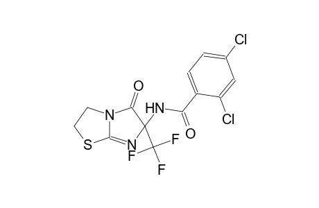 2,4-Dichloro-N-(5-oxo-6-trifluoromethyl-2,3,5,6-tetrahydro-imidazo[2,1-b]thiazol-6-yl)-benzamide