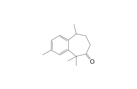 3,5,5,9-Tetramethyl-5,7,8,9-tetrrahydro-6H-benzocycloheptan-6-one