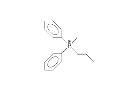 methyl-di(phenyl)-[(E)-prop-1-enyl]phosphanium