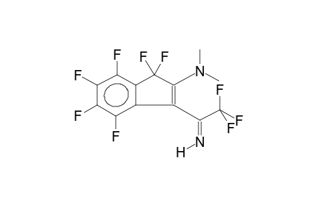 2-DIMETHYLAMINO-3-(1-IMINO-2,2,2-TRIFLUOROETHYL)HEXAFLUOROINDENE (E/ZMIXTURE)