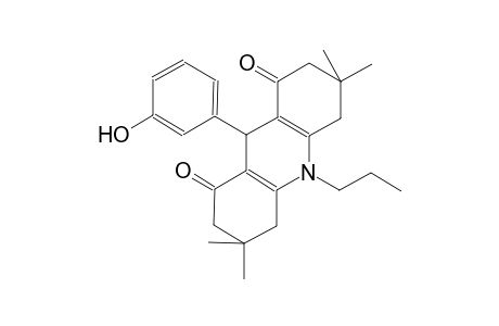 1,8(2H,5H)-acridinedione, 3,4,6,7,9,10-hexahydro-9-(3-hydroxyphenyl)-3,3,6,6-tetramethyl-10-propyl-