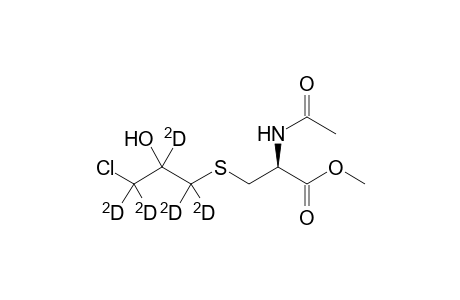 N-Acetyl-S-(1',1',2',3',3'-pentadeuterio-3'-chloro-2'-hydroxypropyl)-cysteine Methyl Ester