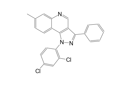 1-(2,4-dichlorophenyl)-7-methyl-3-phenyl-1H-pyrazolo[4,3-c]quinoline