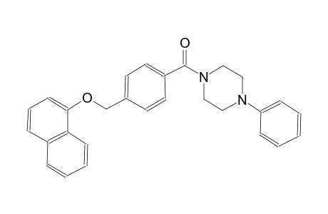 1-{4-[(1-naphthyloxy)methyl]benzoyl}-4-phenylpiperazine