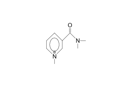 3-Dimethylcarbamoyl-1-methyl-pyridinium cation