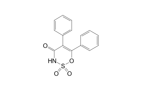 1,2,3-Oxathiazin-4(3H)-one, 5,6-diphenyl-, 2,2-dioxide