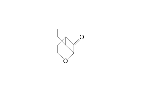 7-anti-Ethyl-2-oxa-bicyclo(3.1.1)heptan-6-one