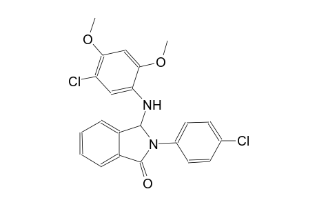 1H-isoindol-1-one, 3-[(5-chloro-2,4-dimethoxyphenyl)amino]-2-(4-chlorophenyl)-2,3-dihydro-