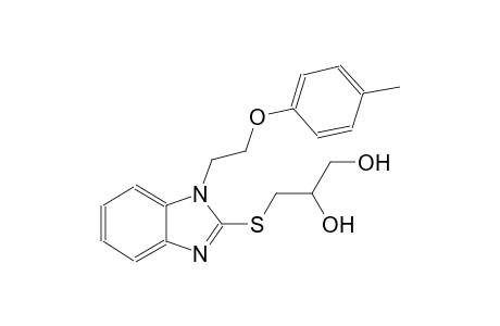 1,2-propanediol, 3-[[1-[2-(4-methylphenoxy)ethyl]-1H-benzimidazol-2-yl]thio]-