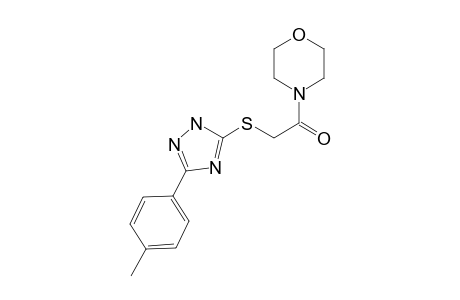 2-{[5-(4-Methylphenyl)-2H-1,2,4-triazol-3-yl]sulfanyl}-1-(morpholin-4-yl)ethanone