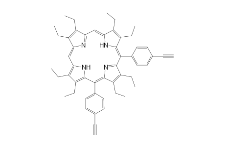 2,3,7,8,12,13,17,18-Octaethyl-5,10-bis(4-ethynyl-phenyl)-porphyrin