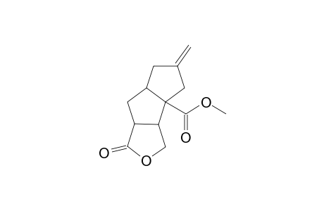4-Oxatricyclo[6.3.0.0(2,6)]undecan-5-one-1-carboxylic acid, 10-methylene-, methyl ester