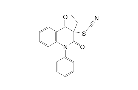3-Ethyl-1,2,3,4-tetrahydro-2,4-dioxo-1-phenylquinolin-3-yl Thiocyanate