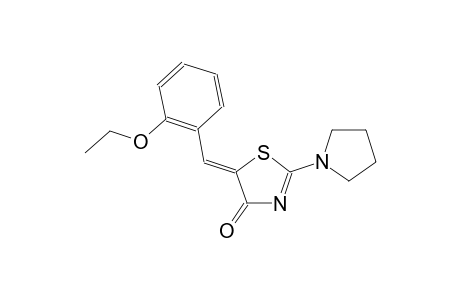 (5Z)-5-(2-ethoxybenzylidene)-2-(1-pyrrolidinyl)-1,3-thiazol-4(5H)-one