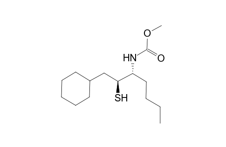 [(R)-1-((S)-2-Cyclohexyl-1-mercapto-ethyl)-pentyl]-carbamic acid methyl ester