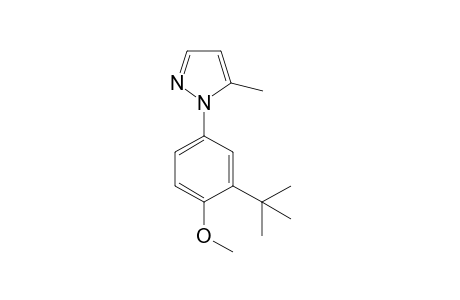 1-[3-(tert-Butyl)-4-methoxyphenyl]-5-methyl-1H-pyrazole