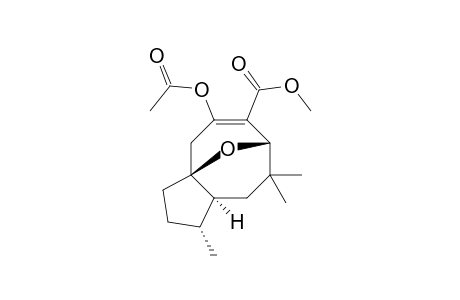 (1R,3S,6S,7R)-11-Acetoxy-12-(methoxycarbonyl)-2-oxa-4,4,7-trimethyltricyclo[6.3.1.0(1,6)]dodecan-11-ene