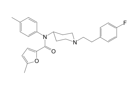 N-(1-[2-(4-Fluorophenyl)ethyl]piperidin-4-yl)-5-methyl-N-(4-methylphenyl)furan-2-carboxamide
