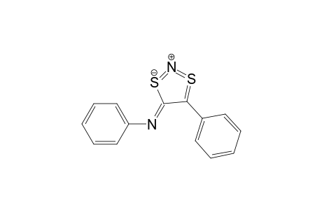 1,3,2-Dithiazol-1-ium, 4-phenyl-5-(phenylamino)-, hydroxide, inner salt