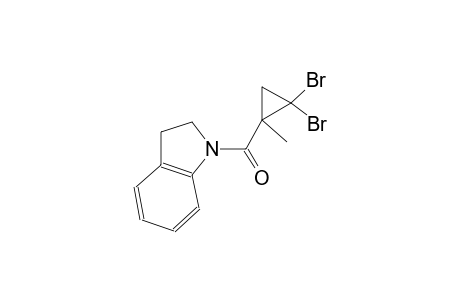 1-[(2,2-dibromo-1-methylcyclopropyl)carbonyl]indoline