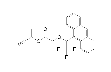 But-1-yn-3-yl .alpha.-[1-(9-anthryl)-2,2,2-trifluoroethoxy]acetate