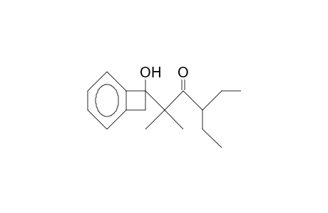 4-Ethyl-2-(1'-hydroxy-1',2'-dihydro-benzocyclobuten-1'-yl)-2-methyl-hexan-3-one