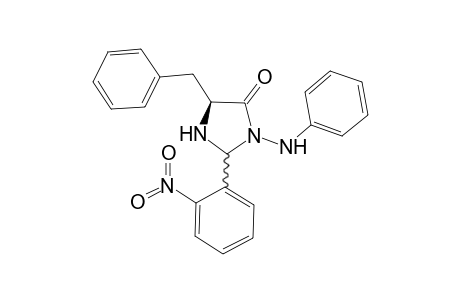 (5S)-3-anilino-5-benzyl-2-(2-nitrophenyl)-4-imidazolidinone