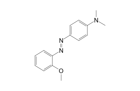 N,N-DIMETHYL-p-[(o-METHOXYPHENYL)AZO]ANILINE