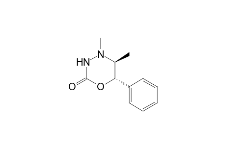 (5S,6S)-4,5-Dimethyl-6-phenyl-3,4,5,6-tetrahydro-2H-1,3,4-oxadiazin-2-one