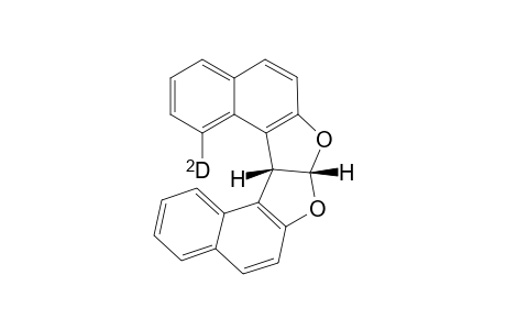 1-Deutero-7a,14c-dihydronaphtho[2,1-b]naphtho[1',2':4,5]furo[3,2-d]furan