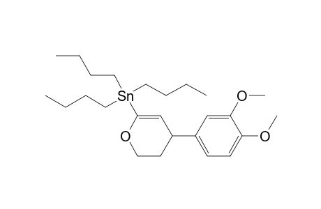 Tributyl-[4-(3,4-dimethoxyphenyl)-3,4-dihydro-2H-pyran-6-yl]stannane