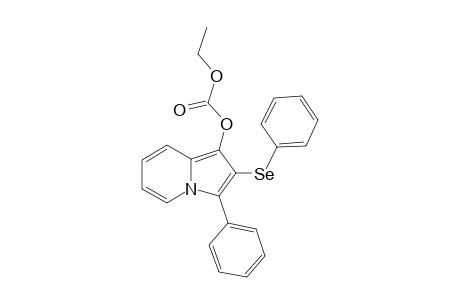 Ethyl (3-phenyl-2-(phenylselanyl)indolizin-1-yl) carbonate