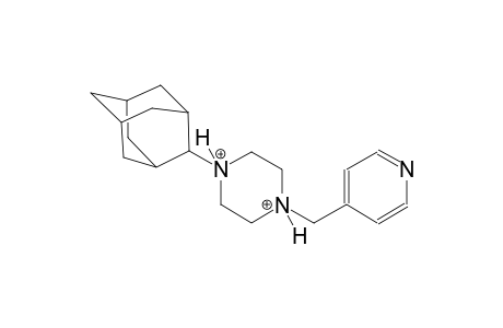 1-(2-adamantyl)-4-(4-pyridinylmethyl)piperazinediium