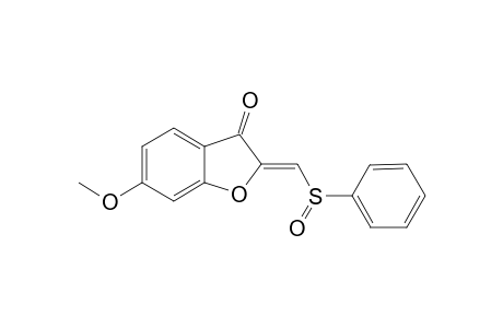 (Z)-6-methoxy-2-((phenylsulfinyl)methylene)benzofuran-3(2H)-one