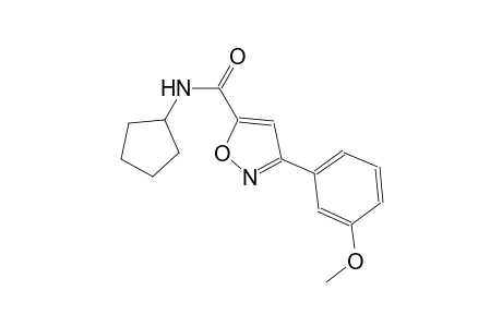 5-isoxazolecarboxamide, N-cyclopentyl-3-(3-methoxyphenyl)-
