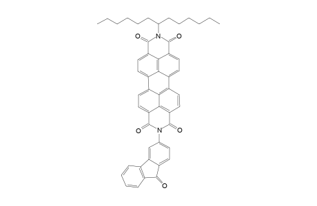 N-(1-Hexylheptyl)-N'-(3-fluorene-9-onyl)perylene-3,4:9,10-tetracarboxylic bisimide