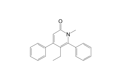 5-Ethyl-1-methyl-4,6-diphenylpyridin-2(1H)-one