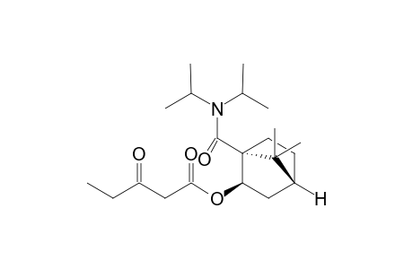 (1S,2R,4R)-7,7-Dimethylbicyclo[2.2.1]heptane-1-carboxylic acid diisopropylamide-2-yl 3-oxopentanoate